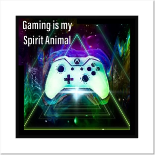 Gaming is my Spirit Animal Posters and Art